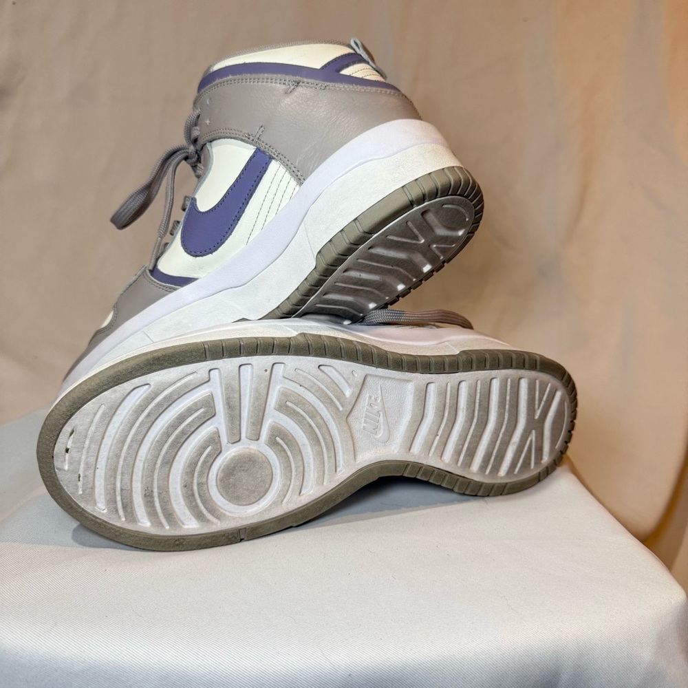 Nike Dunk High Up Grey Purple DH3718-001 Women's Size 11 - Picture 5 of 7